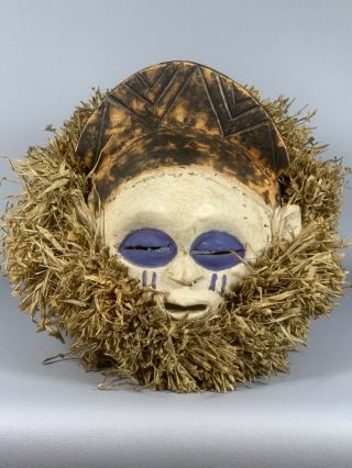 191225 - Old Tribal African Mask From The Chokwe - Angola.