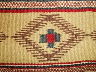 Tightly Woven NAVAJO NAVAHO Indian Rug/Weaving.  Wide Ruins Area.  ExCond.  NR 3