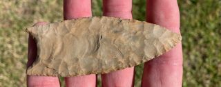 Native American Paleo Illinois Fluted Clovis Point Arrowhead 2