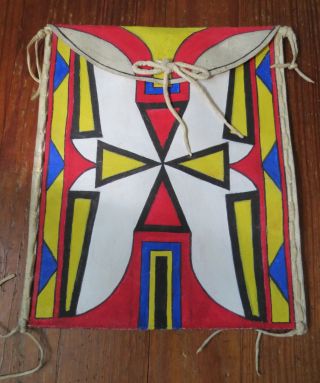 Plains Native American Indian Parfleche Bag