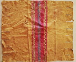 Precolumbian Ceremonial Cloth Huari Cult.  Peru C1300 Ad.  Fine Textile