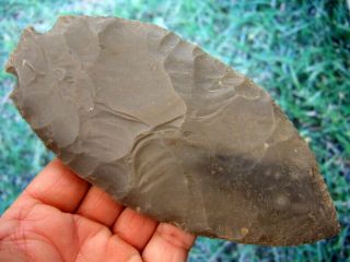 Fine 7 1/8 inch Kentucky Benton Point with DUAL G10 s Arrowheads Artifacts 2