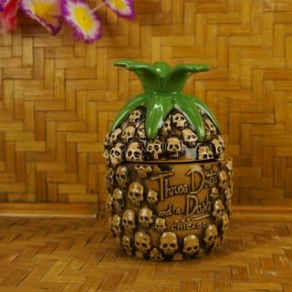 Tiki Mug Skull Pineapple Three Dots And A Dash Chicago Munktiki Imports Limited