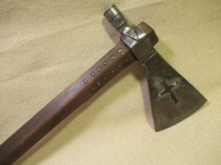 Cross - Pipe - Axe - 19th - Century - Northern - Plains - Smoking - Hawk - Pipe - tomahawk - repo 2