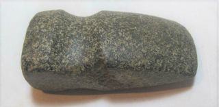 Authentic Indian Artifact 3 1/2 " X 1 3/4 " Ohio Arrowhead Grooved Stone Axe