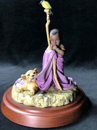 Thomas Blackshear Ebony Visions The Heirs Limited Edition First Issue Sculpture
