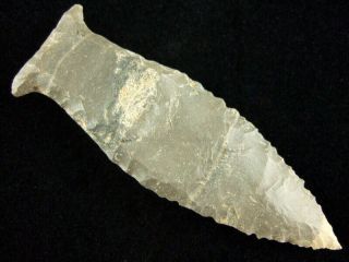 Fine Authentic 3 1/8 Inch Grade 10 Kentucky Cumberland Point With Arrowheads