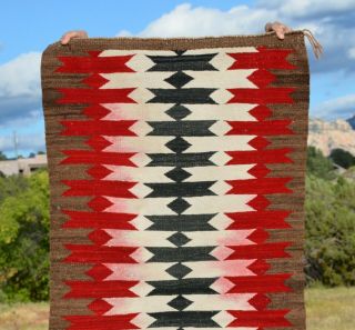 Old Red Mesa Navajo Indian Rug - 56 