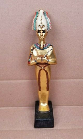 Agi Artisans Guild International Osiris 12.  5 " Figure Egyptian God Statue Egypt