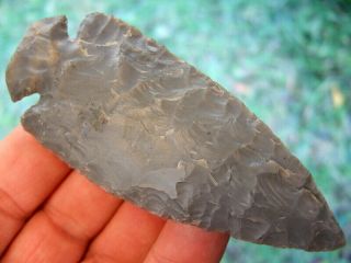 Fine 3 7/8 Inch Kentucky Dovetail Point With Arrowheads Artifacts