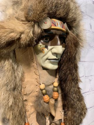 Native American Spirit Mask Wall Hanging
