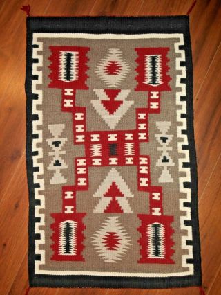 Navaho Navajo Rug/weaving.  Storm Pattern Design.  Excond.  Nores