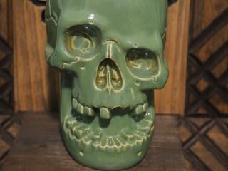 Munktiki - Never Say Die Skull - Jade Green - Limited Edition 17/25