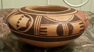 Vintage Hopi Pueblo Pottery Jar Signed Fannie Nampeyo 2.  25 " ×5 "