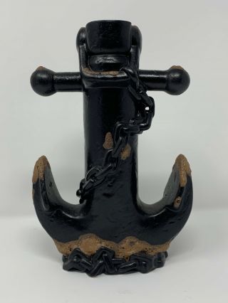 Munktiki Astoria Anchor & Chain Tiki Mug In Rusted Black Limited Edition 87/100
