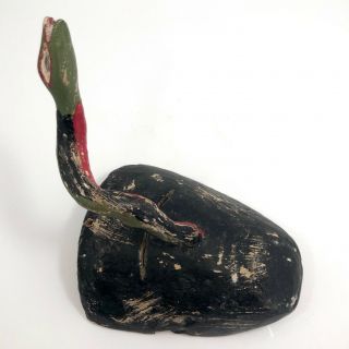 Carved And Painted Early 20th Century Mexican Dance Mask With Snake Nose