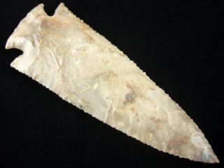 Fine Authentic 5 7/8 Inch Grade 10 Tennessee Hardin Point With Arrowheads