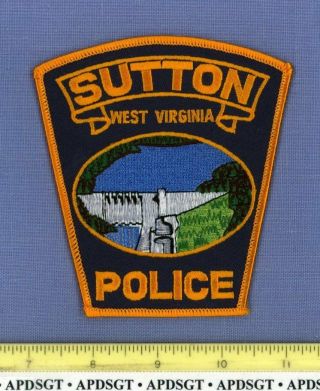 Sutton West Virginia Sheriff Police Patch Hydroelectric Power Dam Lake