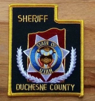 Patch Police Sheriff Duchesne County Utah Ut