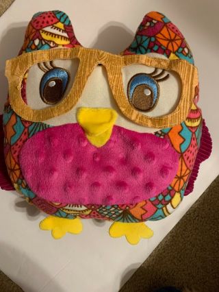 Girl Scout Owl Plush Little Brownie Bakers 100 Years Cookies Pillow