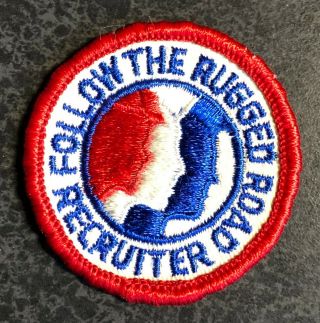 2 " Patch Follow The Rugged Road Recruiter Patch Boy Scouts Bsa