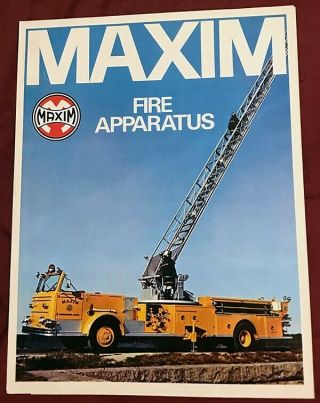 Maxim Fire Apparatus 6 - Page Fold - Out Brochure