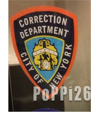 Nys Ny Nyc Corrections Inside Window (faces Out) Authentic Decal Sticker Others