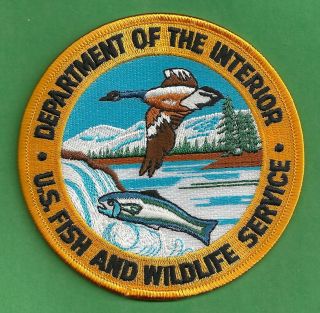 Department Of The Interior U.  S.  Fish & Wildlife Service Shoulder Patch