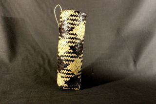 Cherokee - Double - Weave - River Cane Dart Quiver By Ramona Lossiah