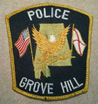 Al Grove Hill Alabama Police Patch