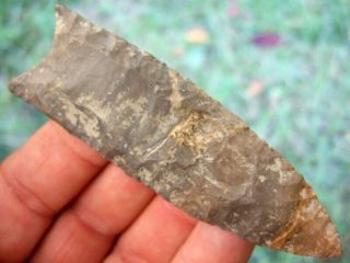 Fine 3 3/4 inch Missouri Clovis Point with Arrowheads Artifacts 3