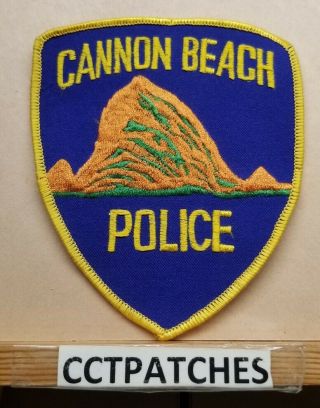 Cannon Beach,  Oregon Police Shoulder Patch Or
