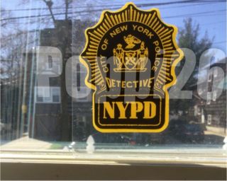 Nys Ny Nyc Detective Police Inwindshield Authentic Decal Sticker Others