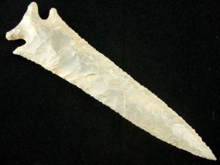 Fine Authentic 5 5/8 Inch Kentucky Kirk Corner Notched Point Arrowheads