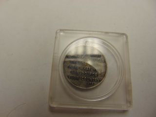 OLD RARE VINTAGE TOKEN COIN PENDENTJOHN F KENNEDY 35TH PRESIDENT ASK NOT WHAT 2