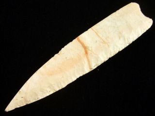 Fine Authentic 5 1/4 Inch Missouri Angostura Point With Indian Arrowheads