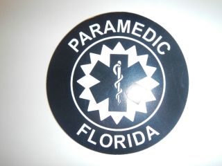 Florida Paramedic Reflective Decal - Subdued - Tactical