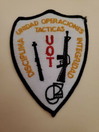 Puerto Rico Police Uot Swat Patch