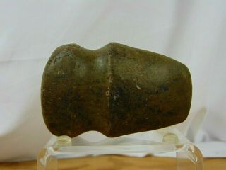 Authentic Native Kentucky Tennessee Flint Stone Full Groove Axe Head Artifact 2