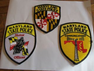 Maryland State Police Patch & Special Units