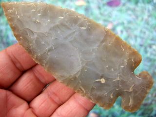 Fine 5 Inch G10 Kentucky Carter Cave Flint Dovetail Point With Arrowheads