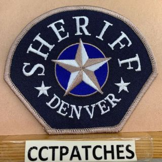 Denver,  Colorado Sheriff (police) Blue Shoulder Patch Co