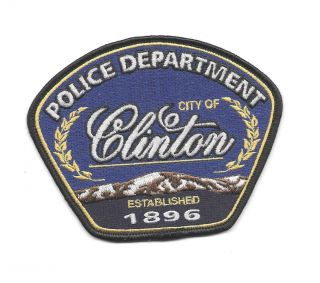 Utah - City Of Clinton Police Dept - Looking Patch