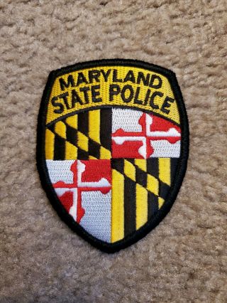 Maryland State Police Patch - Velcro Backing