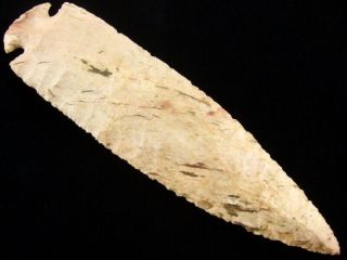 Fine Authentic 7 1/2 inch Missouri Dovetail Point With Indian Arrowheads 3