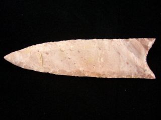 Fine Authentic 5 1/8 inch Missouri Clovis Point With Indian Arrowheads 2