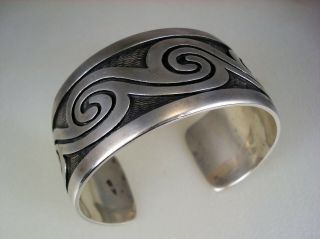 The Ultimate Jackson Secklestewa Hopi Sterling Silver Water Symbols Bracelet