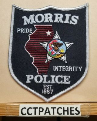 Morris,  Illinois Police Shoulder Patch Il