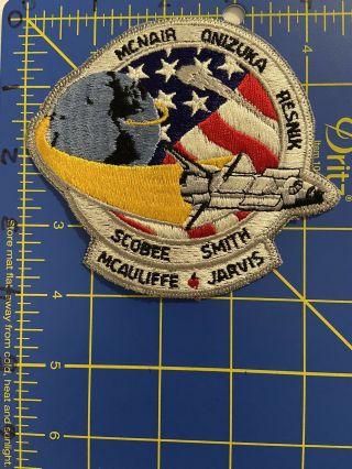 Vintage Nasa Space Shuttle Sts - 51 - L Challenger Disaster Crew Mission Patch 1986