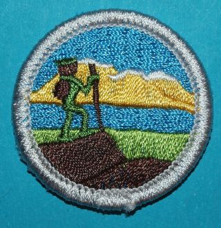 Hiking Type L Merit Badge - Since 1910 Back - - Boy Scout - 9876